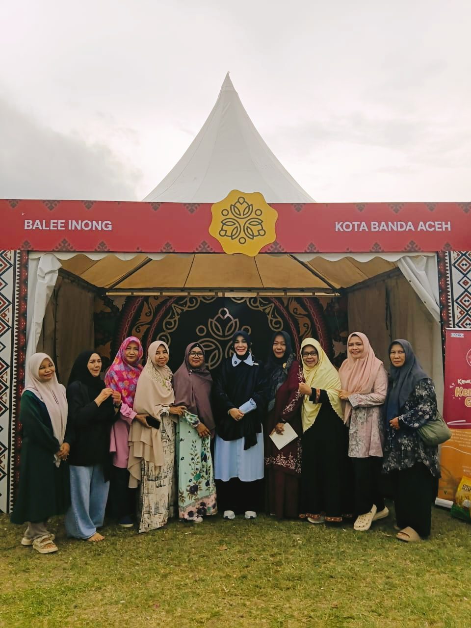 Anjungan Balee Inong Kota Banda Aceh dalam sebuah pameran